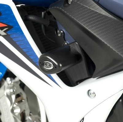 Aero padací chrániče R&G Racing pro motocykly SUZUKI GSXR600/750 L1 (´11), černé, bez úprav kapotáže
